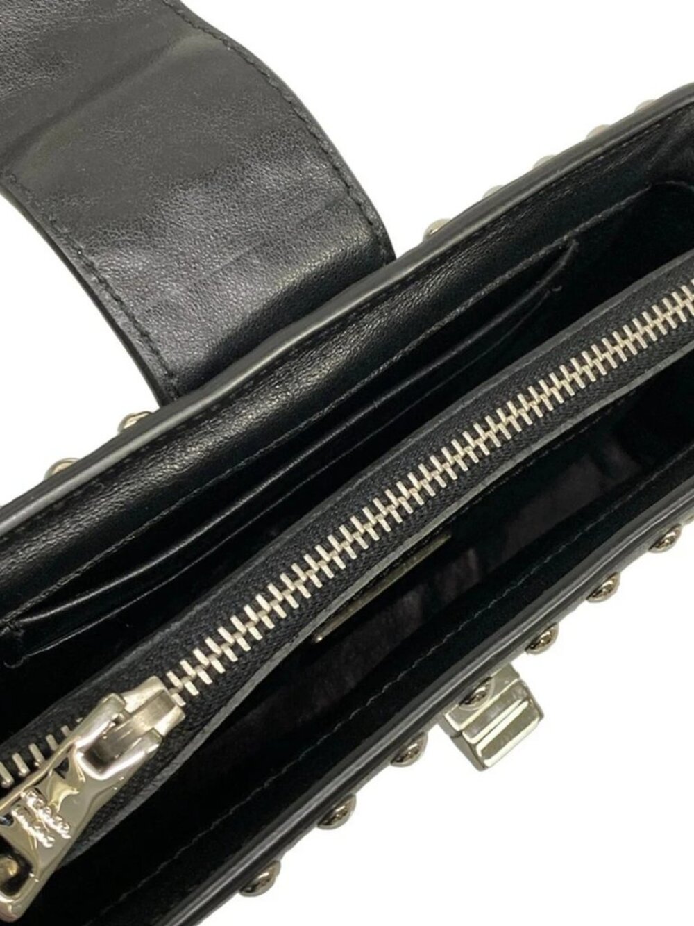 PRADA - Black Leather Accessory Case - Picture 8 of 10